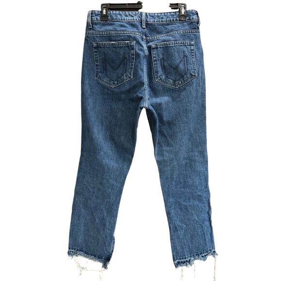 Show Me Your Mumu Brooklyn High Rise Distressed Jeans AnkleSplit Raw Hem Size 29 - Picture 4 of 12